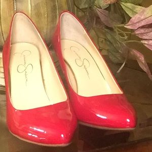 Cherry Red Jessica Simpson size 6.5